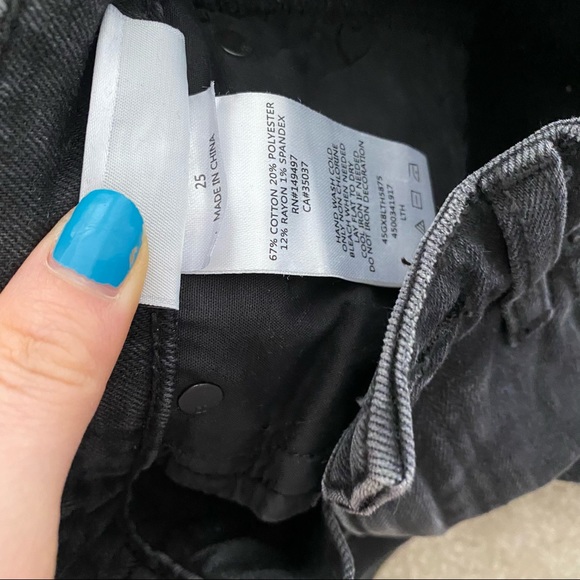 Joe’s jeans pearl jeans high rise charcoal grey - Picture 5 of 8